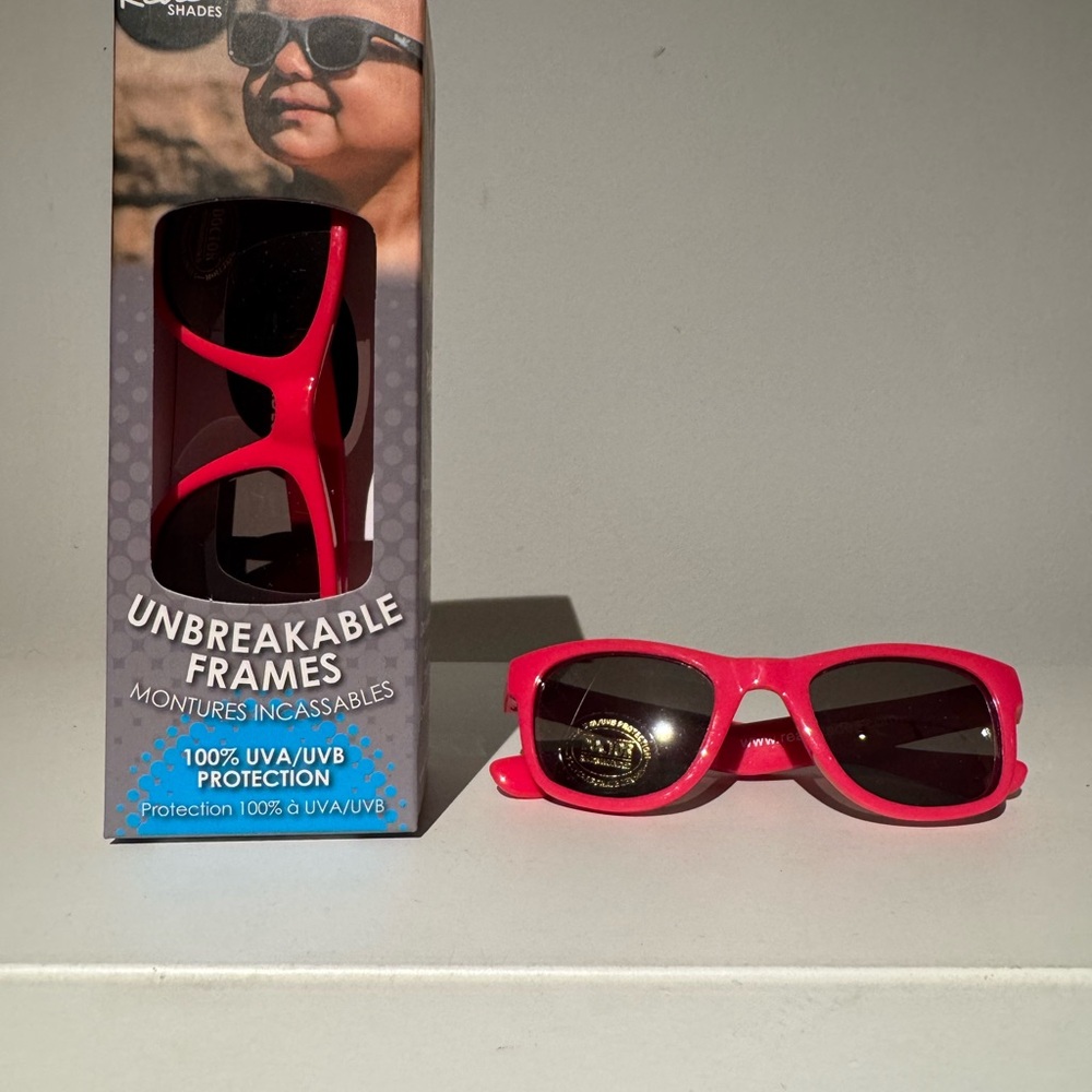 Real Shades Surf Pink Baby Sunglasses with Unbreakable Frames